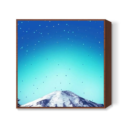 heaven Mountain Square Art Prints