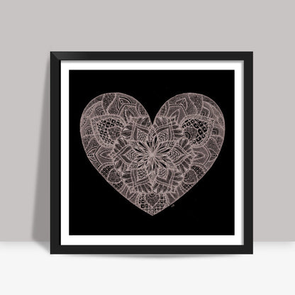 The Burst Of Love Square Art Prints