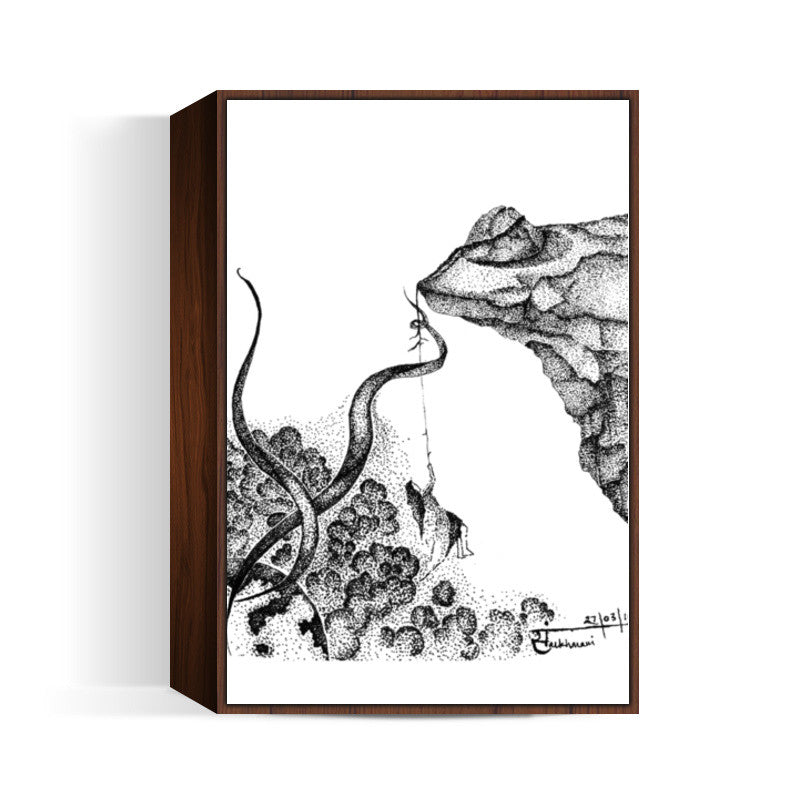 The Falling Lady Shall Rise Wall Art