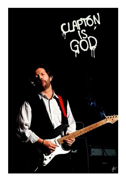 PosterGully Specials, Eric Clapton God  Wall Art