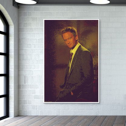 Barney How I Met Your Mother Painting Wall Art