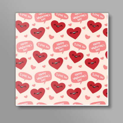 Valentines Day Square Art Prints