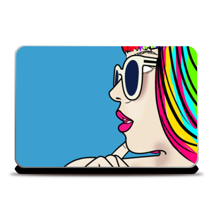 colorful monster Laptop Skins