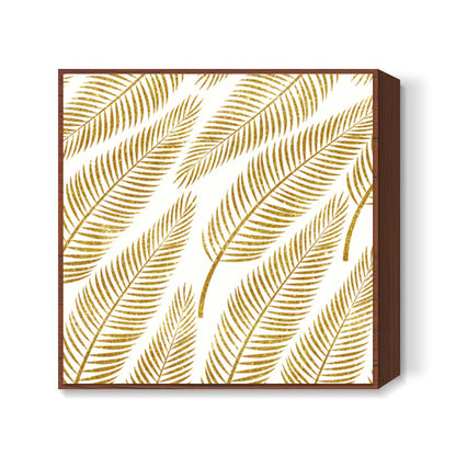 Golden Palm Square Art Prints