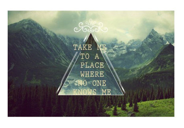 TAKE ME TO A PLACE Art PosterGully Specials