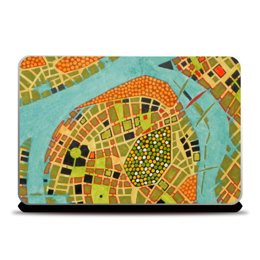 Laptop Skins, imaginary map of Koblenz Laptop Skins