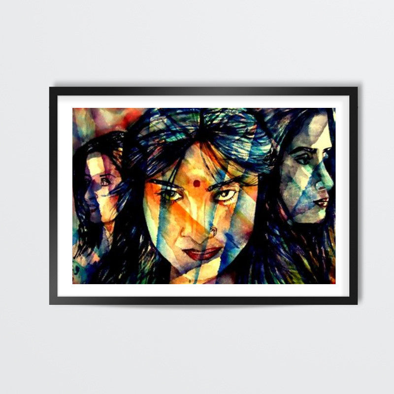 trio lady Wall Art