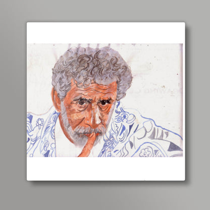 Veteran actor Naseeruddin Shah believes in silencing his critics with his performance Square Art Prints