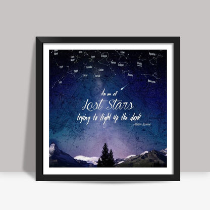 Lost Stars Square Art Print