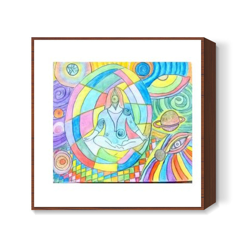 Astral world Square Art Prints