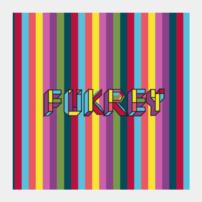 FUKREY! Square Art Prints