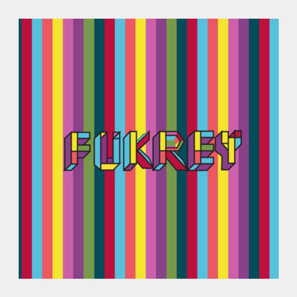 FUKREY! Square Art Prints