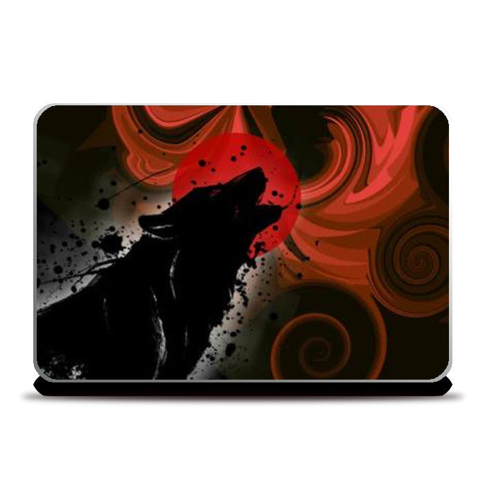 Wolf streak  Laptop Skins