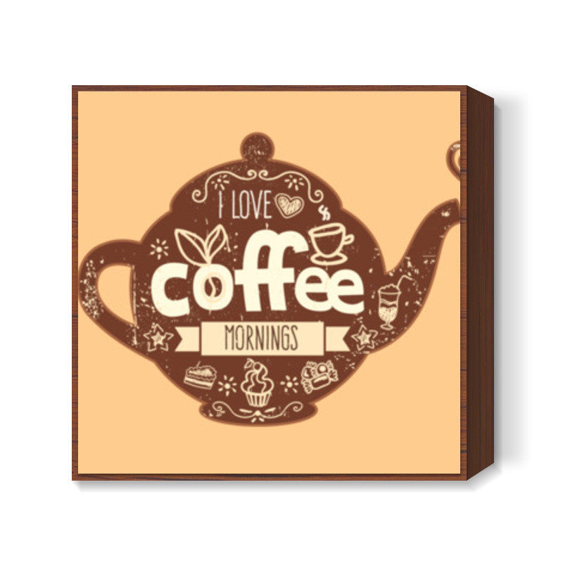 Coffee Square Art Prints