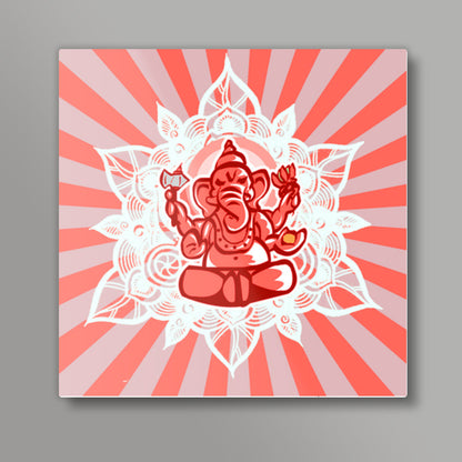 Ganesha  Square Art Prints