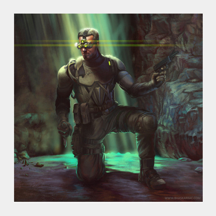 Square Art Prints, Splinter Cell Fan art Square Art Prints