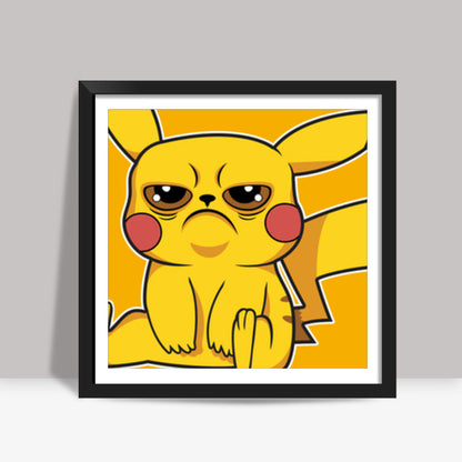 pikachu Square Art Prints