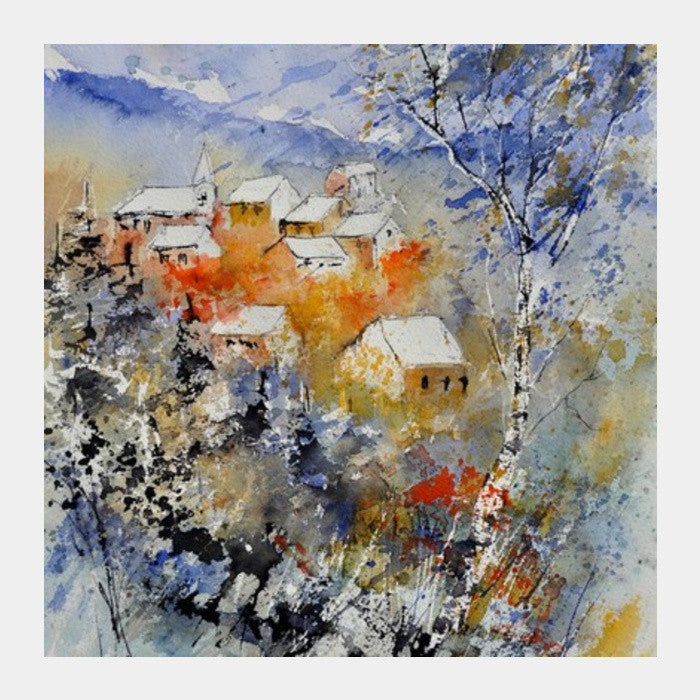 Village 852 Square Art Prints