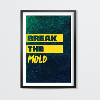 Break free typography Wall Art