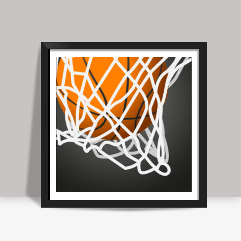 Basketball Square Art Prints