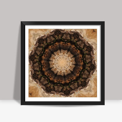 Trippy woods  Square Art Prints