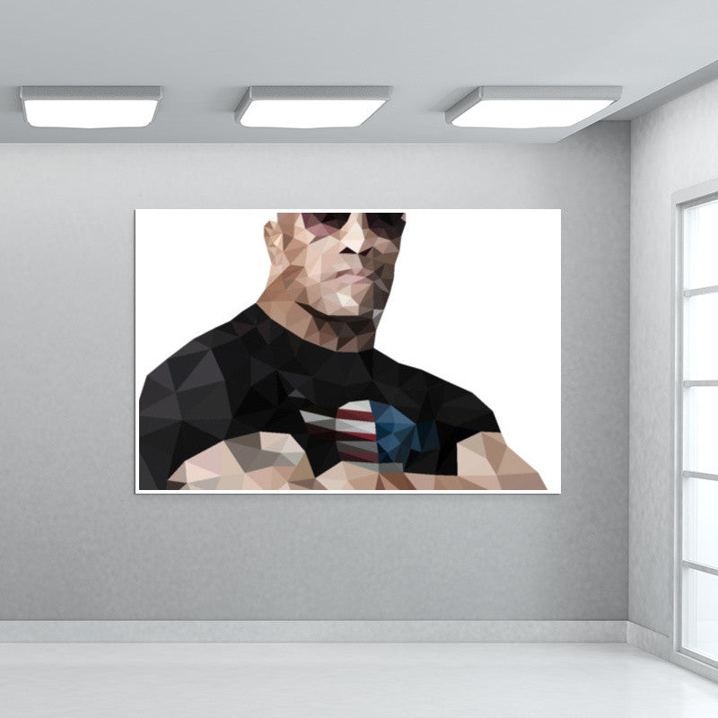 Dwayne The Rock Johnson Wall Art | Gagandeep Singh