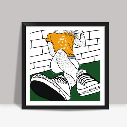 NO shave! Square Art Prints