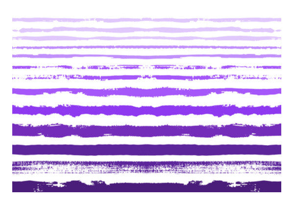 Uneven Purple Stripes Wall Art