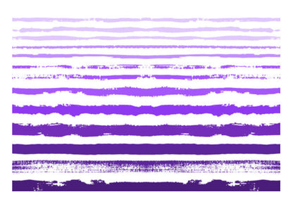 Uneven Purple Stripes Wall Art