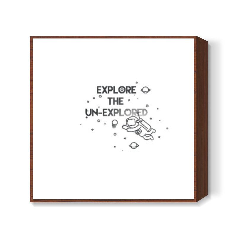 Explore Space Square Art Print