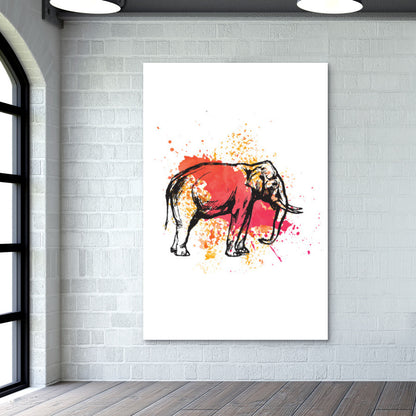 Painted Pachyderm | Lotta Farber wall Art