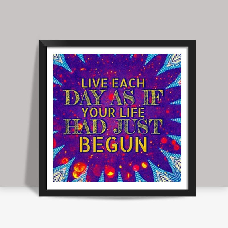 Typography Art Square Art Prints