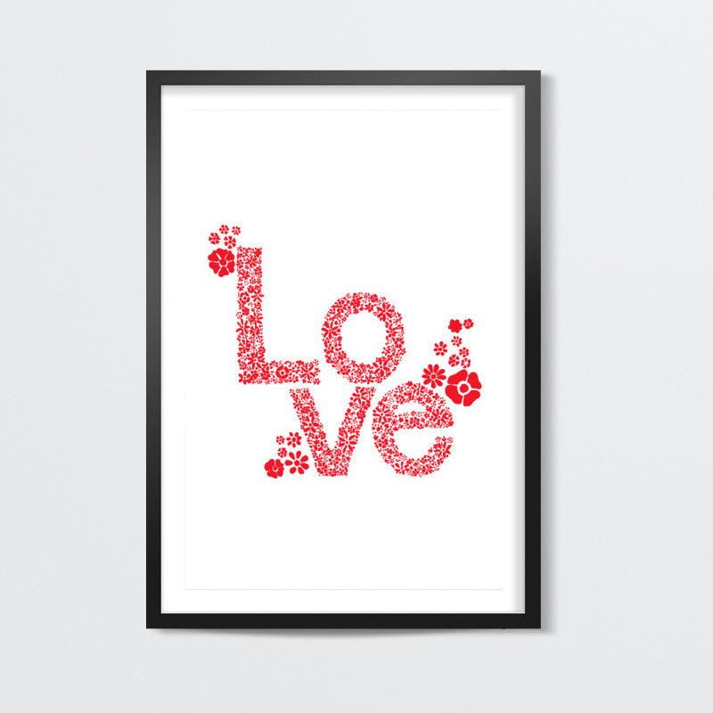 Love Typography Artwork