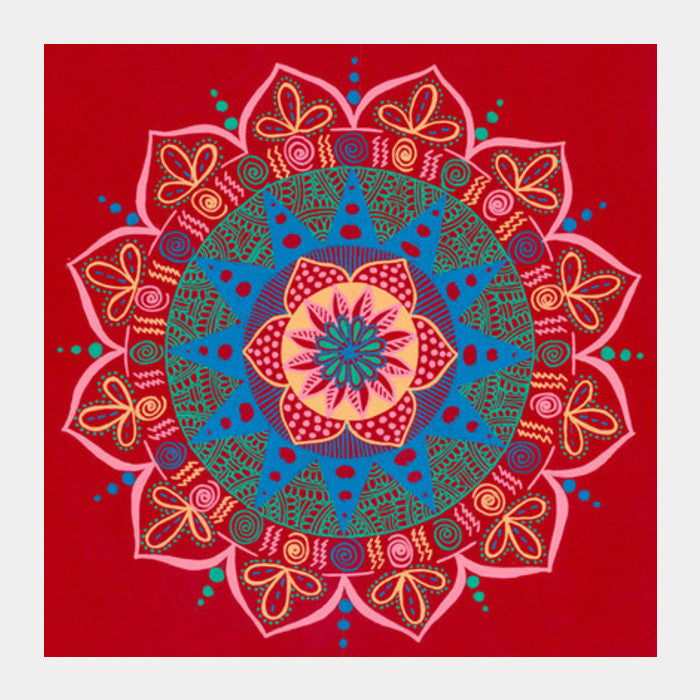 Mandala Square Art Prints