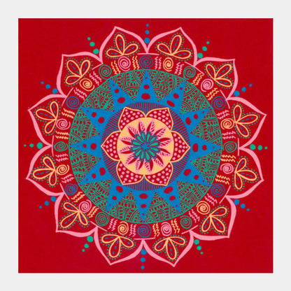 Mandala Square Art Prints