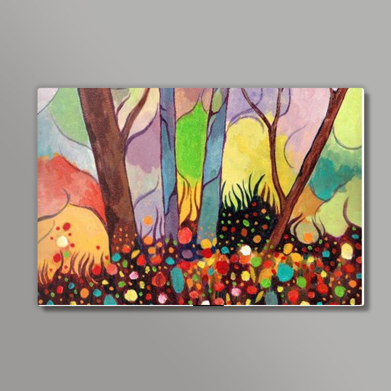 Fantasy trees wall Art