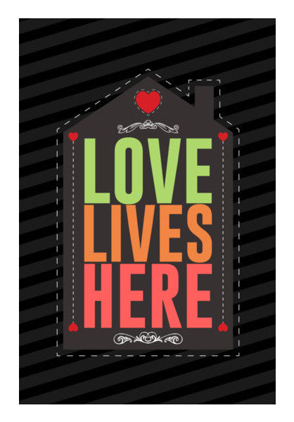 Love Lives Here Art PosterGully Specials