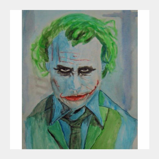 Square Art Prints, Joker water color painting|Artist: Aditya, - PosterGully