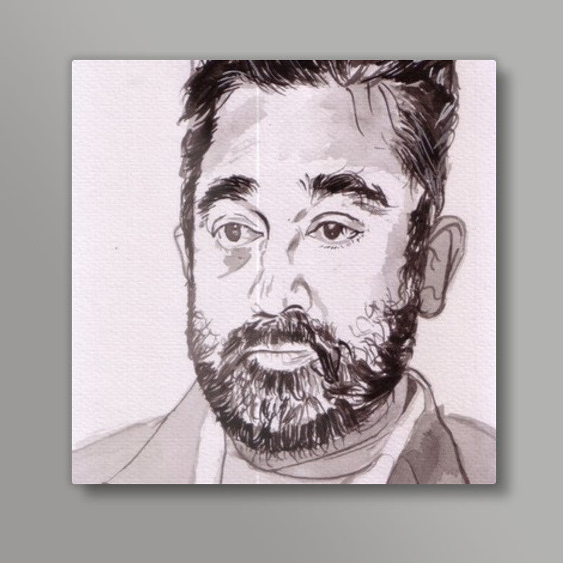 Bollywood superstar Kamal Haasan knows an actor is a character first Square Art Prints