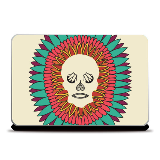 Skull Mandala Laptop Skins