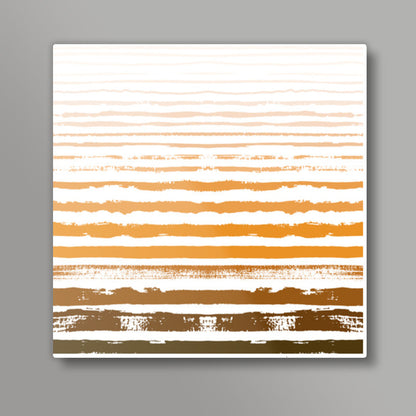 Uneven Stripes Square Art Prints