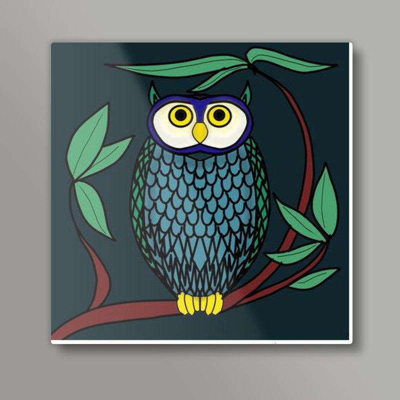 The Owl Square Art Prints