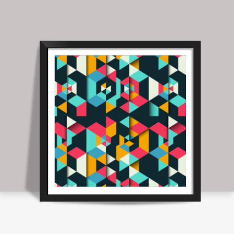 Geometric Triangle Art Square Art Prints PosterGully Specials Buy  High-Quality Posters and Framed Posters Online - All in One Place