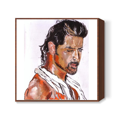 Hrithik Roshan is a superstar with substance and style Square Art Prints