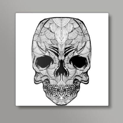 Doodle skull Square Art | Pradeep Chauhan