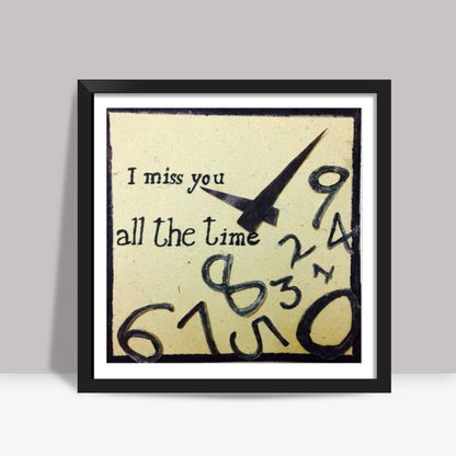 Miss you wall art