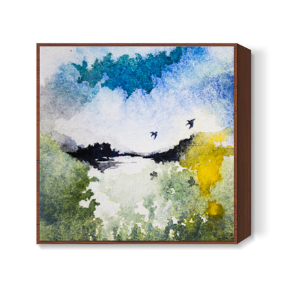 Morning sky Square Art Prints