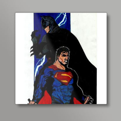 Batman V Superman Square Art Prints