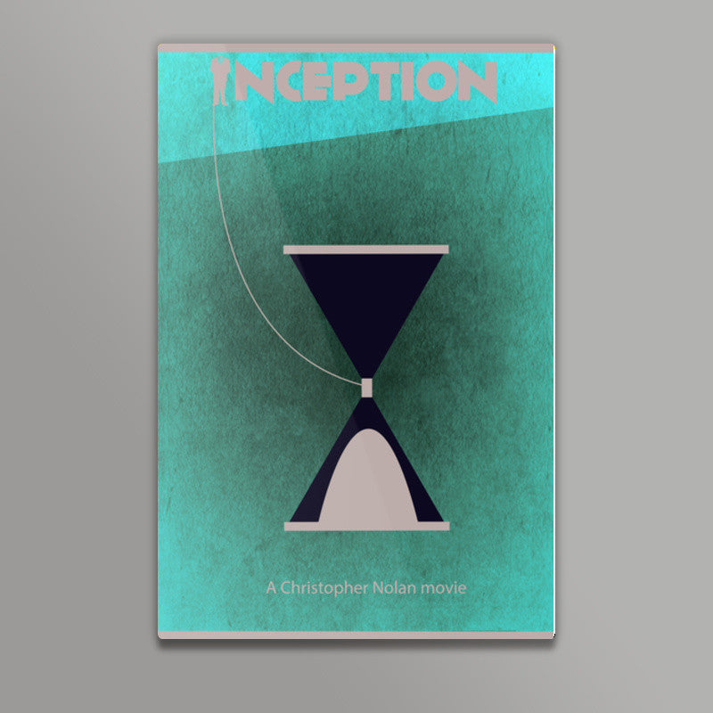 Inception minimalist movie poster Wall Art