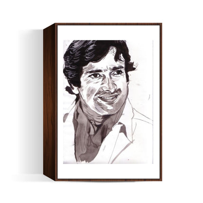 I smile, therefore I am, says Shashi Kapoor Wall Art